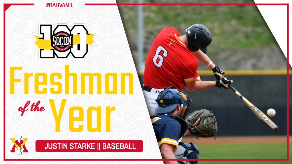 ✅Led <a href="/VMIbaseco/">VMI Baseball</a> with .422 batting average
✅First-ever Keydet to be named SCSMA FOTY
✅Leads SoCon in batting average and on base %  
✅6th in conference in slugging % &amp; hits
✅.525 on base % is the highest-ever for a single season in program history &amp; batting average ranks 3rd