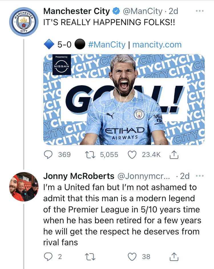 ClassyFootball1's tweet photo. Manchester is r̶e̶d̶ b̶l̶u̶e̶ CLASS 👏👏👏 https://t.co/Y4GQBYKZci