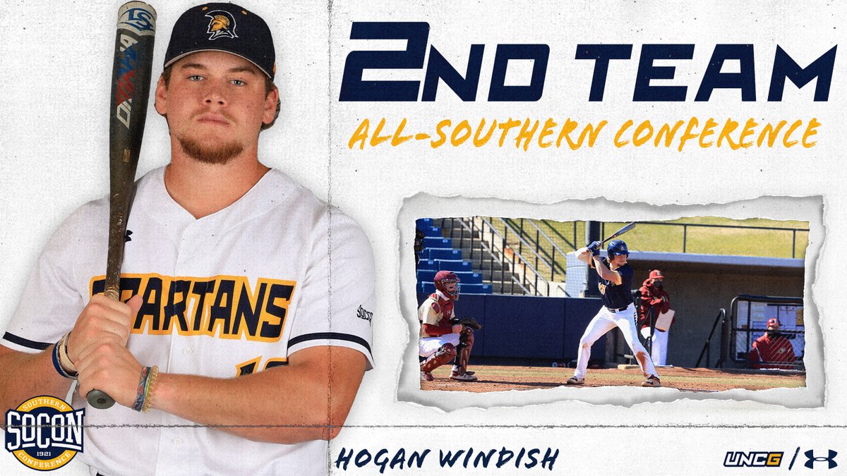 UNCGBaseball's tweet photo. Congrats to Corey Rosier, Hogan Windish &amp; Austin Parsley for earning All-SoCon honors this season. Great job!

#letsgoG | 📰 https://t.co/2FBgscMRgw https://t.co/k3IedMnAb1
