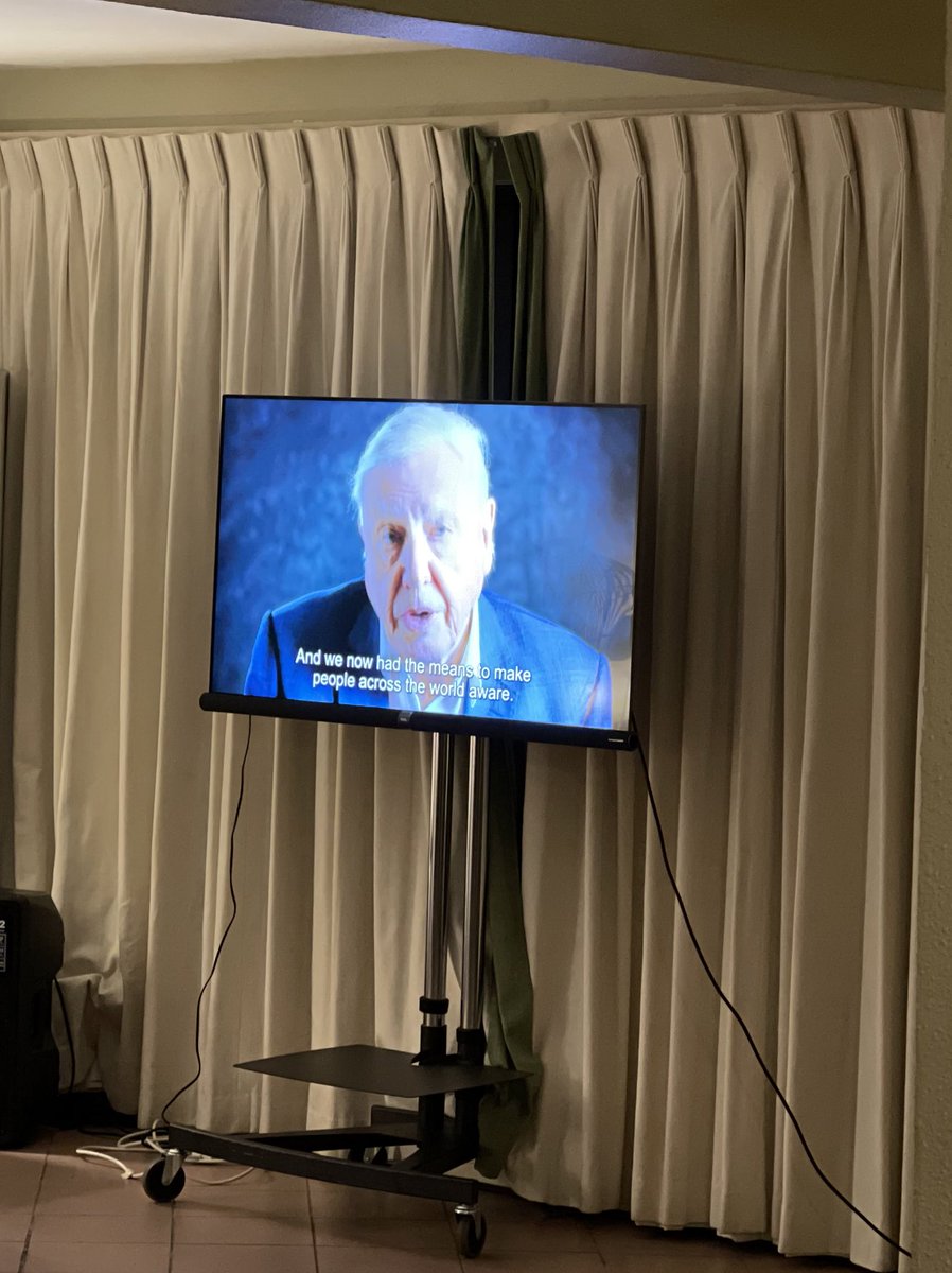 With environmentalists at a reception hosted by British High Commissioner <a href="/CatrionaLaing1/">Catriona Laing</a> to mark the #InternationalDayForBiologicalDiversity in 🇳🇬. We are screening #COP26 People’s Advocate David Attenborough’s documentary: A Life On Our Planet. Special guest: <a href="/sharon_ikeazor/">Sharon Ikeazor</a>