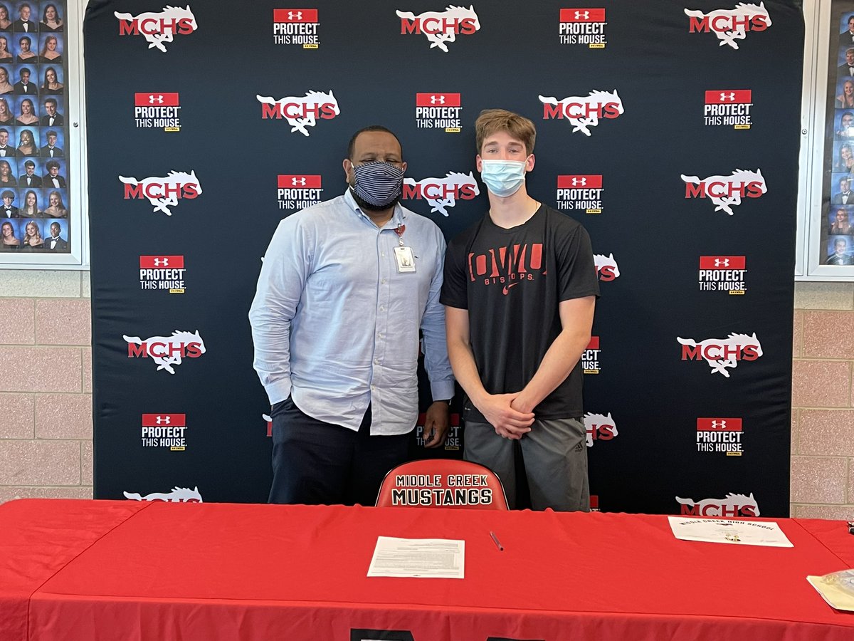 It’s official! My guy <a href="/nathan_kiger/">Nathan Kiger</a> has signed with <a href="/OWUHoops/">Ohio Wesleyan Men’s Basketball</a> Thankful for all you did for <a href="/MiddleCreekMBB/">Middle Creek Basketball</a> Enjoyed it! Handle your business on and off the court, and I’ll be sure to make it out to support. Proud and excited for you and your future. #LeftyFlameThrower🔥🔥🔥