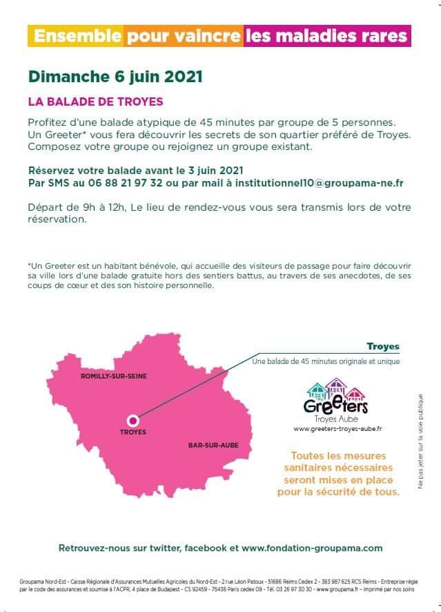 GroupamaFd10's tweet photo. Réservez vite votre #baladesSolidaires ! 
Avec @GroupamaNordEst et les Greeters de Troyes @AubeChampagne. Venez découvrir la @VilledeTroyes au cours d'une balade gratuite. Profitez sereinement de ce moment de #partage ouvert à tous ! #laviemutualiste @GroupamaFd10 https://t.co/SwKso3IK3b