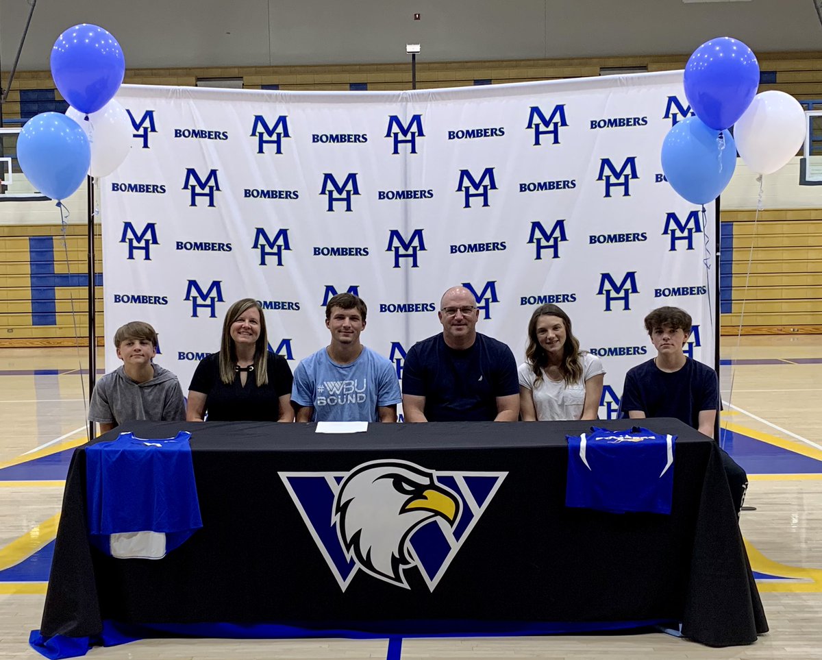AthleticsHome's tweet image. Congratulations Brayden Daniel! Track signing with Williams Baptist.@MHBombersAD @Dr_JakeLong @BombersMh