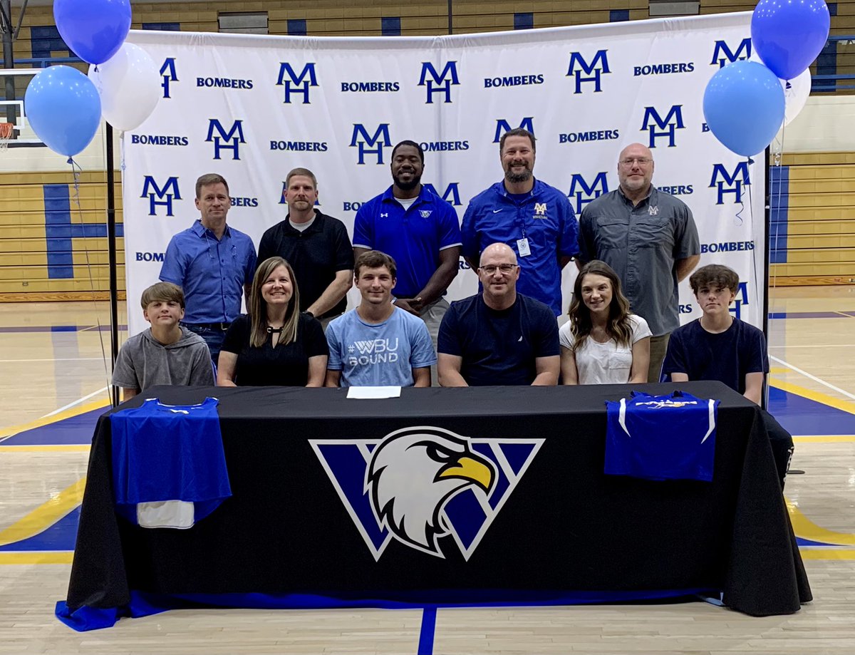 AthleticsHome's tweet image. Congratulations Brayden Daniel! Track signing with Williams Baptist.@MHBombersAD @Dr_JakeLong @BombersMh