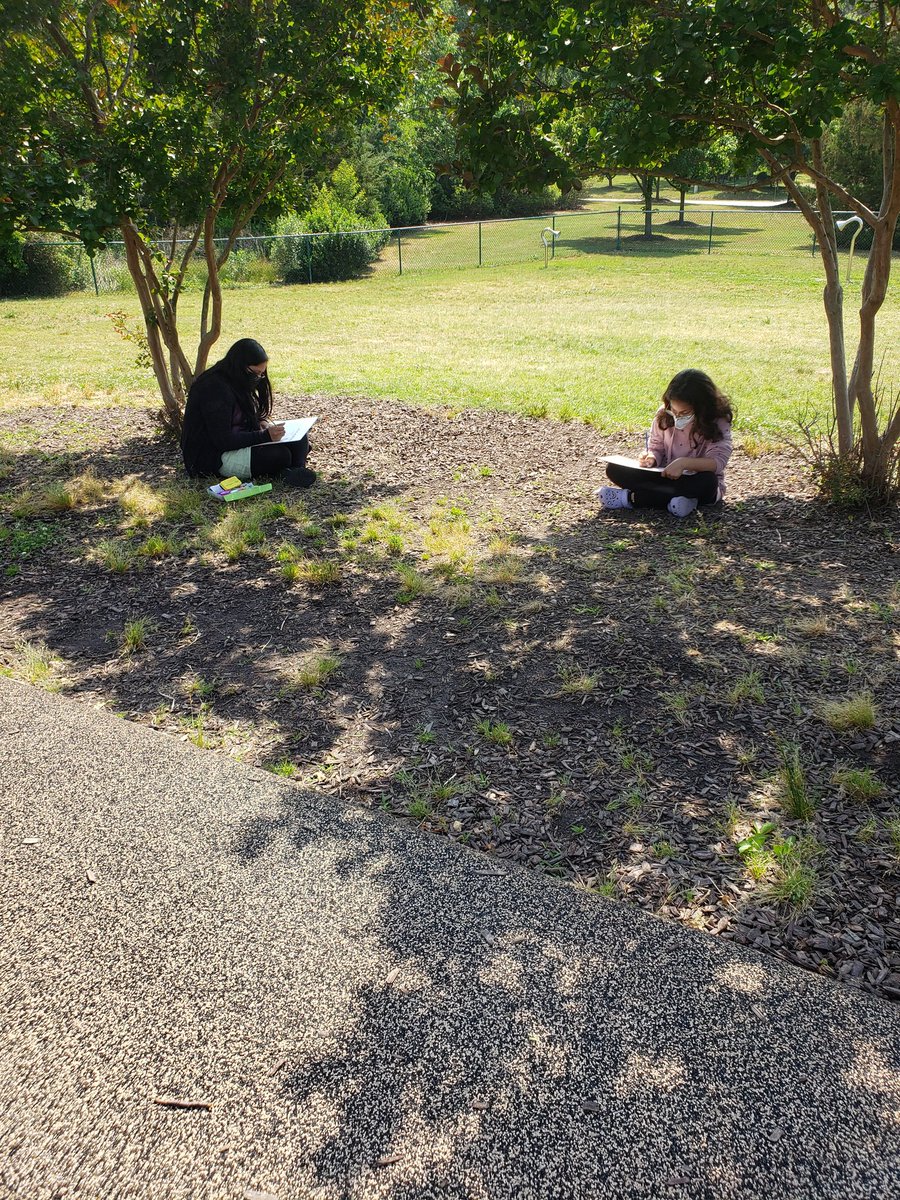 Taking advantage of the high pressure system to create food chains outside. 5th grade is ready for our EOG! <a href="/EastGarnerES/">East Garner Elementary School</a> <a href="/EducatorAllain/">Austin</a> <a href="/oanderson2016/">Odessa Anderson</a>
