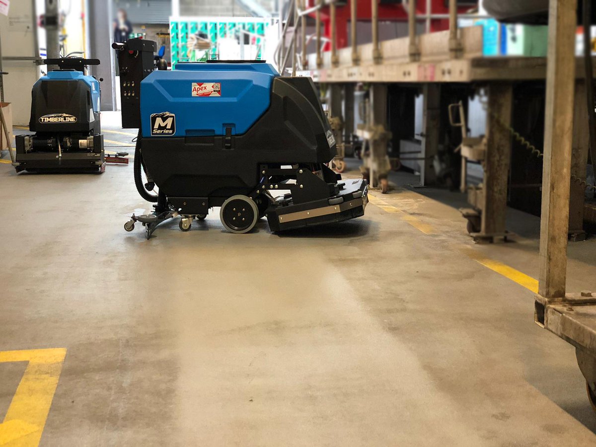 rs_sambailey's tweet image. Fantastic machinery presentation today. We showcased several innovations including both cylindrical &amp;amp; disk Timberline scrubber dryers. Can you tell where our M-Series has cleaned?

More info is online here: apexsupplies.co.uk/timberline/

#FloorCareWithoutCompromise @apexsuppliesuk
