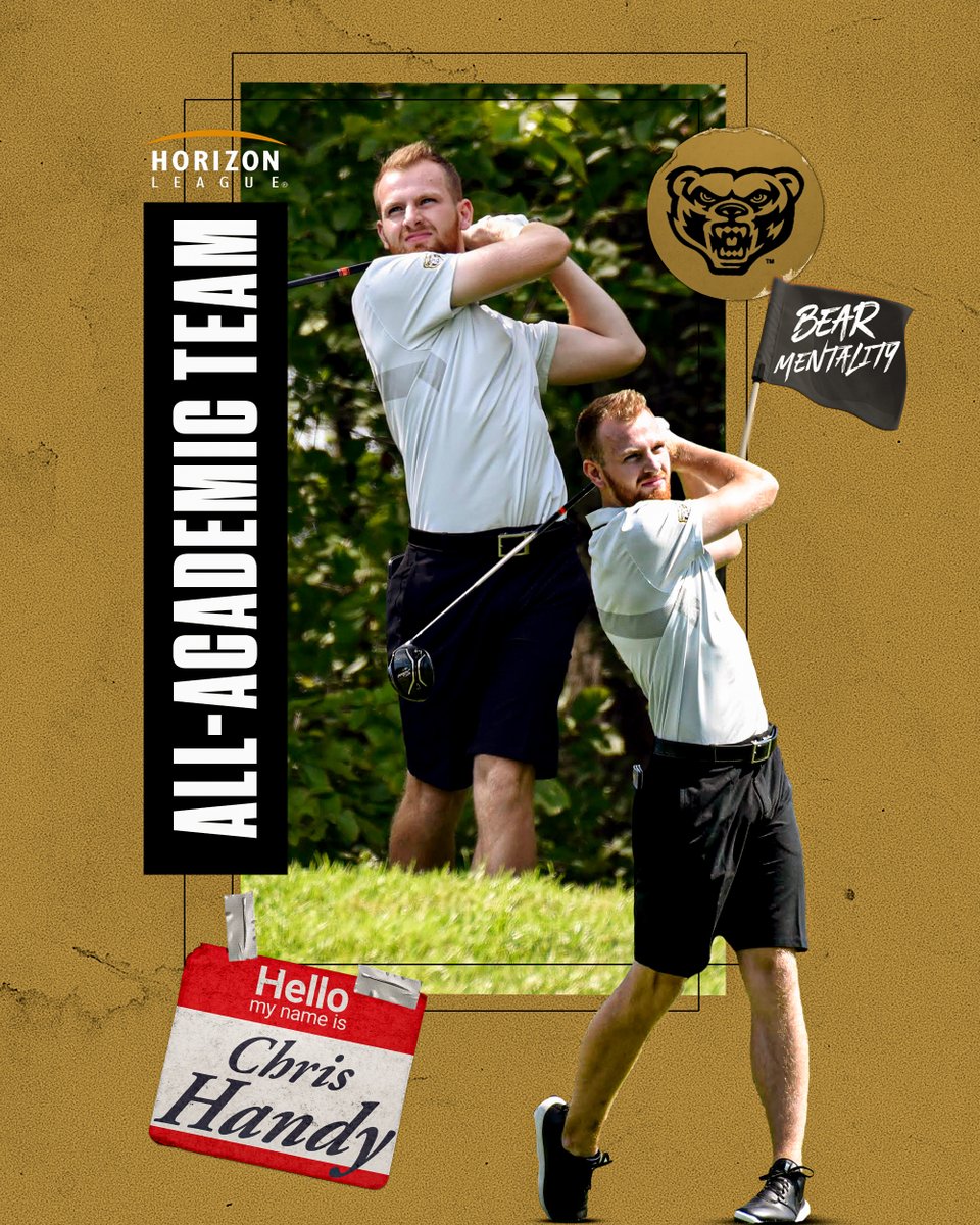 GoldenGrizzlies's tweet photo. Huge Congrats to Chris Handy of #OaklandMGOLF for being named to the All-Academic team!👨‍🎓🐻

📰https://t.co/74iWvbUPTr https://t.co/nCOQytL4JX