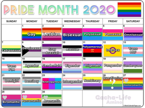 Pride Month Calendar / Check our pride month calendar 2021 for may and