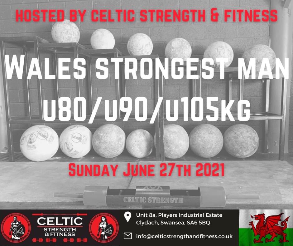 celticsandf's tweet photo. ❗️ Entry closes Tuesday the 1st of June 2021❗️

Contact Tyrone Jones on jonesu90@gmail.com for all entry &amp; competition queries.

#celticstrengthandfitness #strongman #strongestman #walesstrongman #walesstrongestman #competition #clydach #swansea #southwales #wales #cymru https://t.co/6IGhmE7cRL