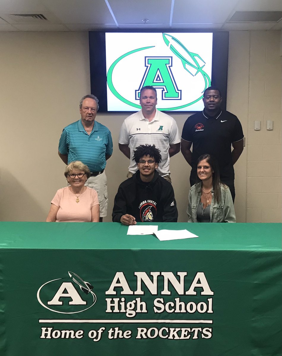 AnnaAthletics's tweet photo. Special Congratulations to Anna Senior Isaiah Masteller upon signing his Letter of Intent to continue his Education &amp; Basketball Career at Florida Coastal Prep ... Best of Luck Isaiah !! https://t.co/l8okEgXqPl