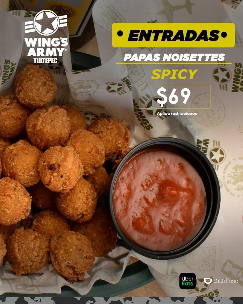 WArmyTultepec's tweet photo. Disfruta de nuestras deliciosas Entradas en #WingsArmyTultepec
WhatsApp ✅✅ 77 31304858 #UberEats
*Aplica restricciones
Conoce nuestro menú; #Alitas #Hamburguesas #MenúInfantil #Boneless #ComboFamiliar
📞Tel: 55 5885 3611 /📞55 5885 3097
#Tultepec #Alitas #ServicioADomicilio https://t.co/tZFivm68wD