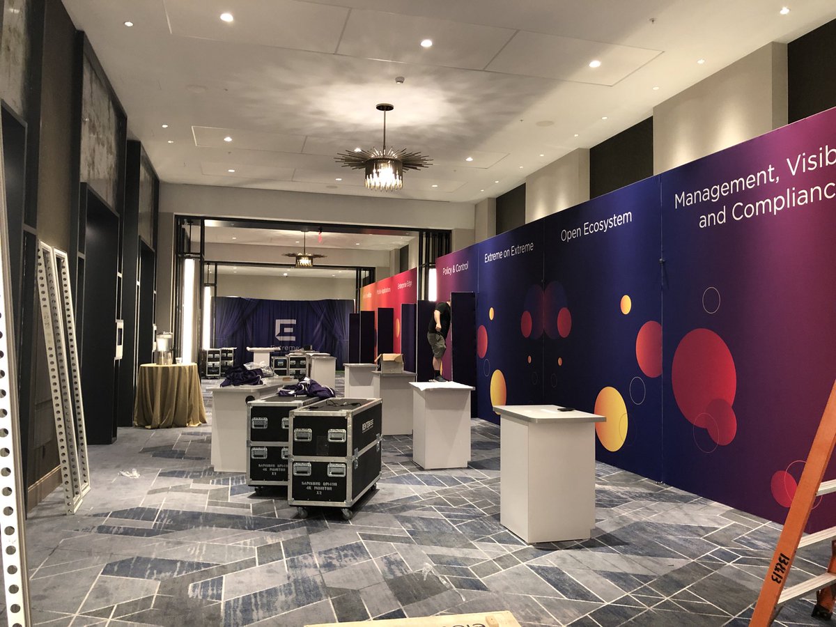 Final prep day for #ExtremeConnect In the past it looked more like this, but the virtual events take just as much work.  Thank you to all my coworkers putting in the long hours this week.