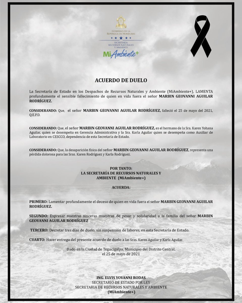 Acuerdo de Duelo🕊