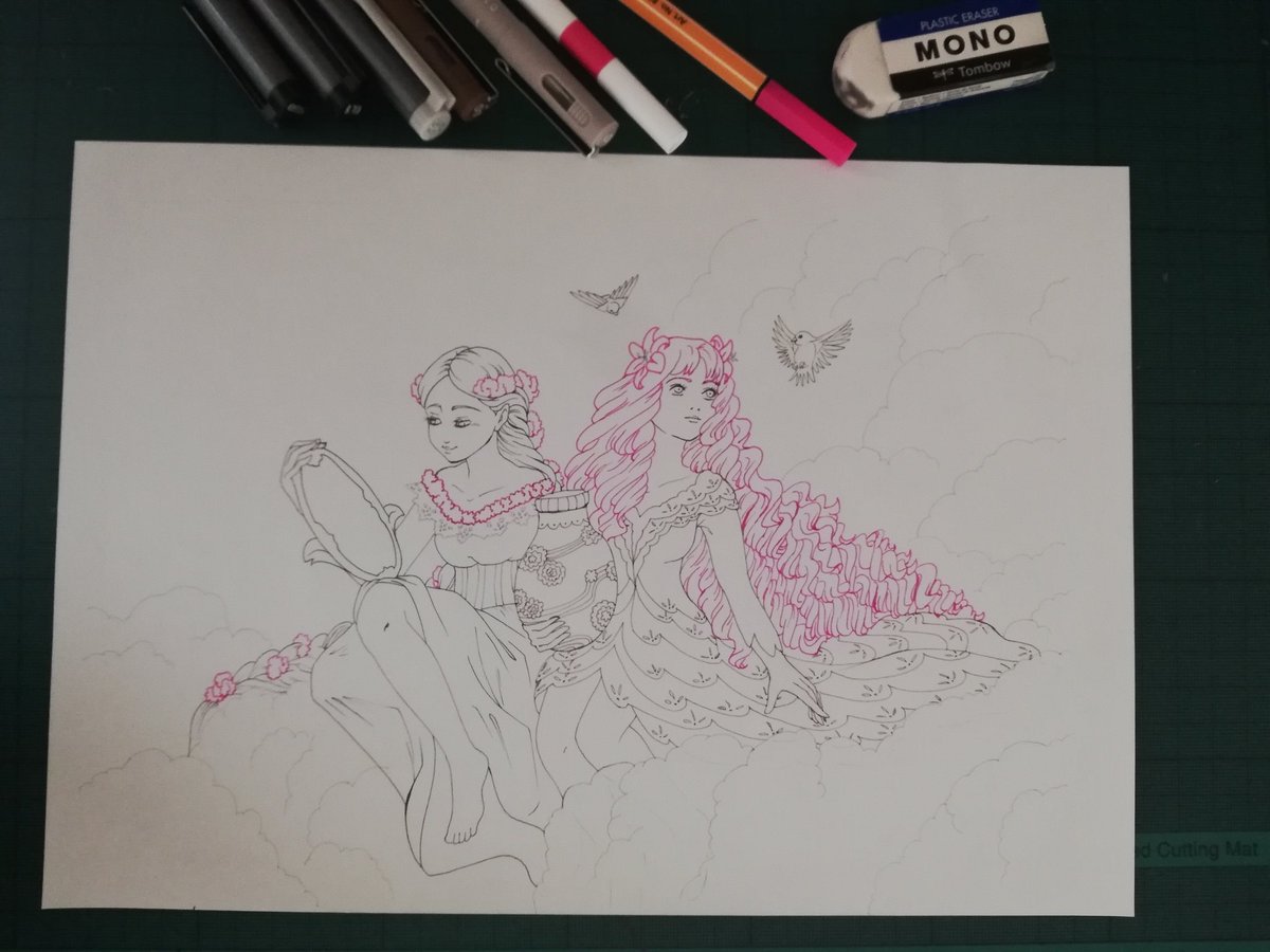 fede_peti's tweet photo. 「雲の上に」 "Above the clouds" 
Lineart
Vote my drawing here⬇️
https://t.co/uXjGyqVlo3

#drawing #draw #ArtistOnTwitter #copicaward2021 #copic #コピックアワード2021 #イラスト好きな人と繋がりたい #artwork #sketch https://t.co/juBl0MwZOP https://t.co/k0S1PWreVY