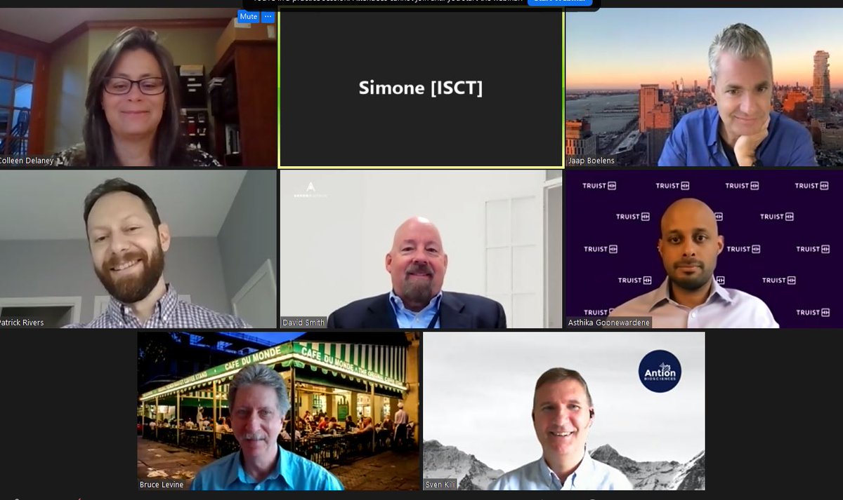A snapshot from this morning's inaugural ISCT Investigator to Investor Session 1 Workshop. Did you miss the LIVE Webinar? Watch the recording at ISCT 2021 in the LIVE Auditorium under "Tutorials". #isct2021