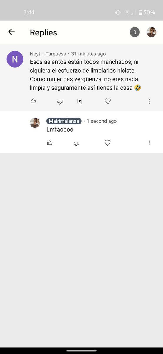 Mairimalenaa's tweet image. Lmfao damn this person came after my life 🤣🤣🤣 #hatecomments