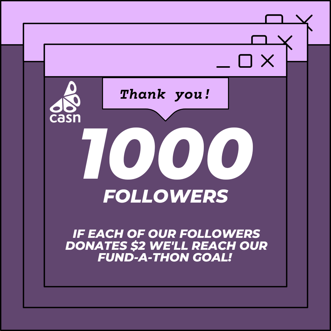 casnhtx's tweet photo. Last week we reached 1k followers! We're so greatful for our reproductive rights community. Barriers like #SB8 from the #TXLege increases costs for abortion funds like #CASNHTX. If each of our followers donates $2 we'll reach our Fund-a-Thon goal for 2021! https://t.co/8TFjAfrluW https://t.co/iD6wqsNHDM