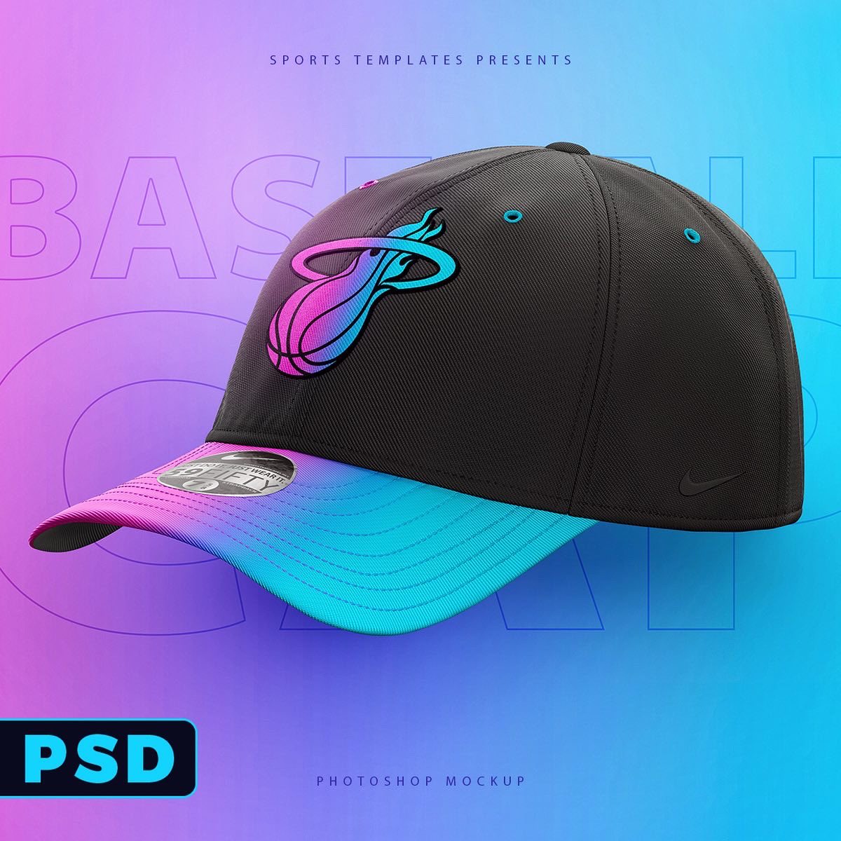Download Sports Templates On Twitter We Just Released The Baseballcap Dadhat Photoshop Template It Comes In 4 Different Views 5k Resolution And Extra Layer To Add Embroidered Logos On The Cap More