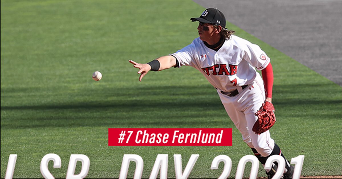 utahbaseball's tweet photo. Friday we will be recognizing 11 members of our Utah Baseball family! 

Today, we want to highlight these four individuals, and thank them for all they have done for the program during their time at Utah!

#6 Vinny Zavolta
#7 Chase Fernlund 
#9 Rykker Tom
#10 Jaylon McLaughlin https://t.co/O7XfB9Oar0