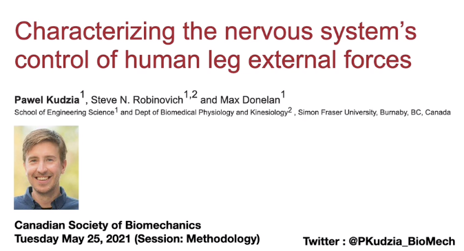 For those registered for <a href="/CSBiomech/">Canadian Society for Biomechanics</a> , come check out our work #csb2021. Our preprint will hopefully be coming out in the very near future 🦿🥳