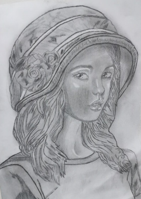 قاعد اتطور بالرسم الواقعي اكثر عن الانمي ايش رايكم 😊✨💙
#رسم #رسمتي