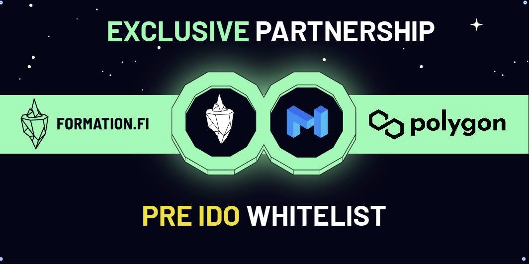 every_finance's tweet image. Formation Fi x Polygon for PRE-IDO Cross-Chain Double Rewards Liquidity. I Hope you didn't miss it! 😬

Benefits:
💰 Become an early liquidity $MATIC provider for $FORM 
💰 STAKE AND EARN DOUBLE REWARDS 
💰 Whitelist Lottery Ticket

Steps to participate 👇
bit.ly/2RNMm7Y