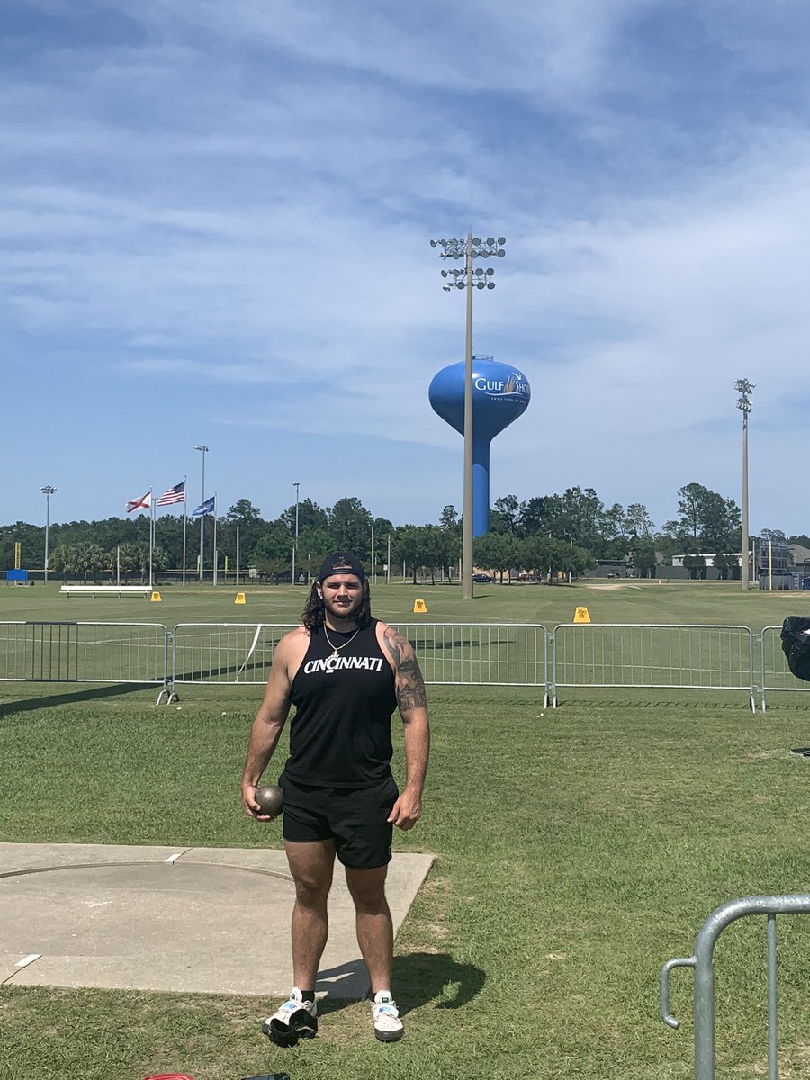 Throws_CoachG's tweet image. Made it safe and sound ready for first practice of the outdoor Nattys! #TMUThrows #TheyNotReady