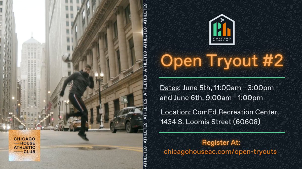 .<a href="/ChicagoHouse_AC/">@ChicagoHouseAC.bsky.social</a> announces a 2nd Open tryout. June 5 and 6th -- click the link for more information! 

urbanmatter.com/chicago/chicag…