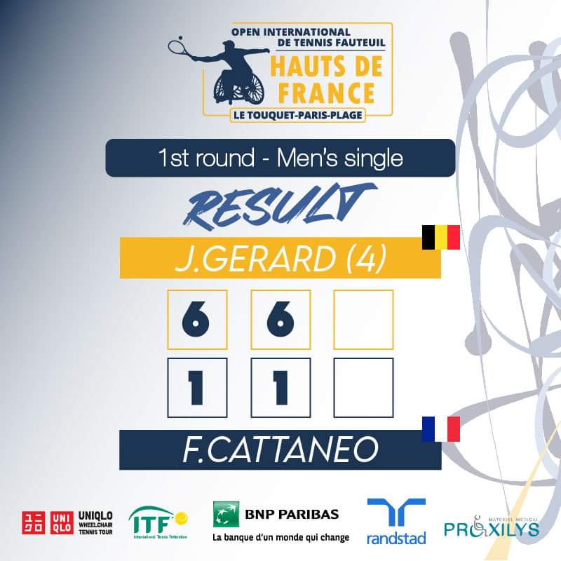 Dernière ligne droite de ma préparation pour <a href="/rolandgarros/">Roland-Garros</a> cette semaine au Touquet-Paris-Plage. Et première victoire aujourd'hui. Demain, 1/4 contre Stéphanie HOUDET.

<a href="/SKODABE/">SKODA Belgium</a> #GarageLlorens <a href="/Partenamut/">Partenamut</a> #OrthopedieToussaint <a href="/head_tennis/">HEAD Tennis</a> @ADEPS_OFFICIEL <a href="/LigueHandisport/">Ligue Handisport Francophone (LHF)</a> <a href="/Cap_48/">CAP48 - RTBF</a>