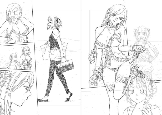 もうすぐ朝…おはようございます
明るくなるのずいぶん早くなってきましたが、オイラはいつも通り今から寝るところです😅
おやすみなさい😴

その前に、見開き単位で作業してた連載の下描き台詞フキダシ擬音無しバージョン…52など↓ 