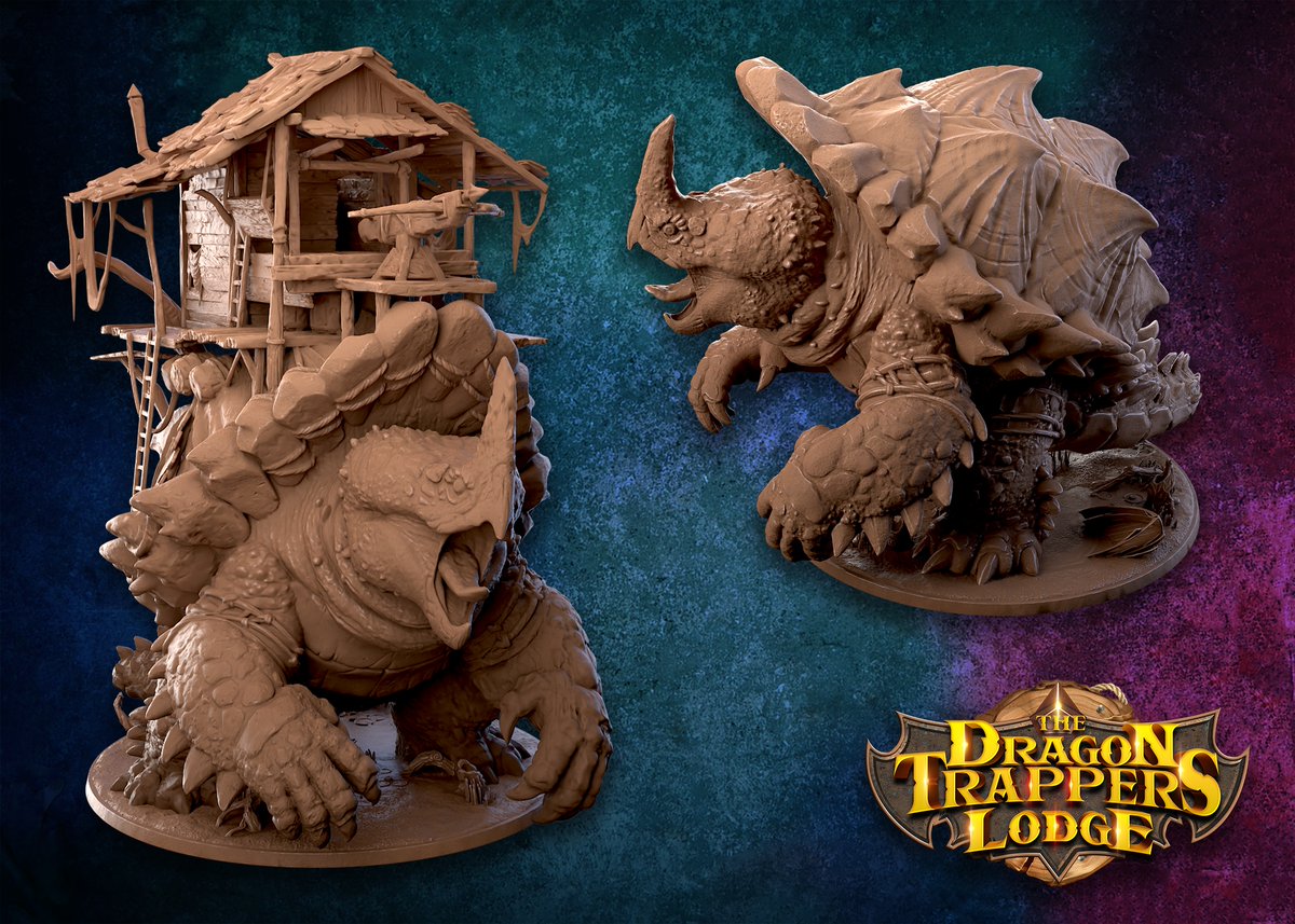 Check out the Lodgeback Snapper! This was released this month on Patreon and is also available on MyMiniFactory! Go check it out!
​​#dragontrapperslodge #shack #turtle #snappingturtle #lodgebacksnapper #dnd #dungeonsanddragons #3dprinting #3dprintable #print3D #miniatures #minis