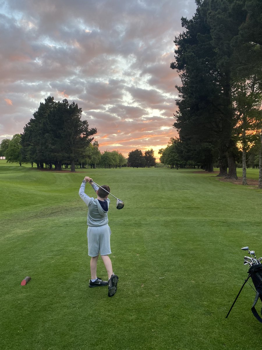 Just love evening golf in <a href="/Hermitagegolfc/">Hermitage Golf Club</a> #heaven