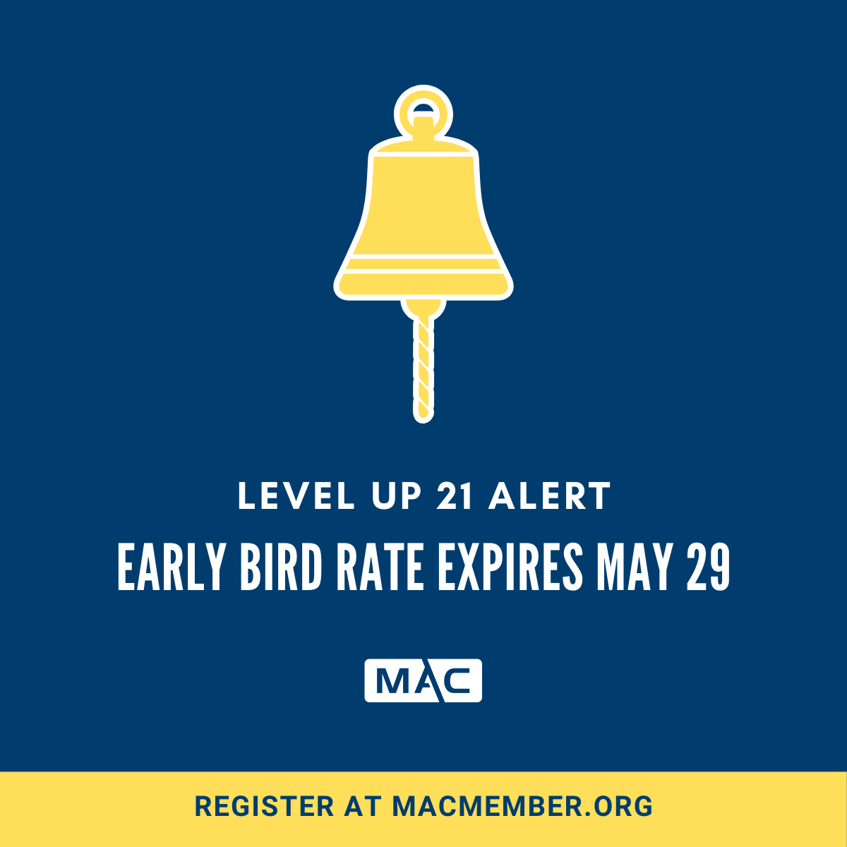 MacMemberOrg's tweet photo. Level Up Alert - Early Bird Registration rate has been extended to May 29. View the lineup of speakers and book your ticket today to this premier payments industry event. #MACLevelUp #MACEvents
https://t.co/rMTtFxpI6c https://t.co/3sVK6bZcZz