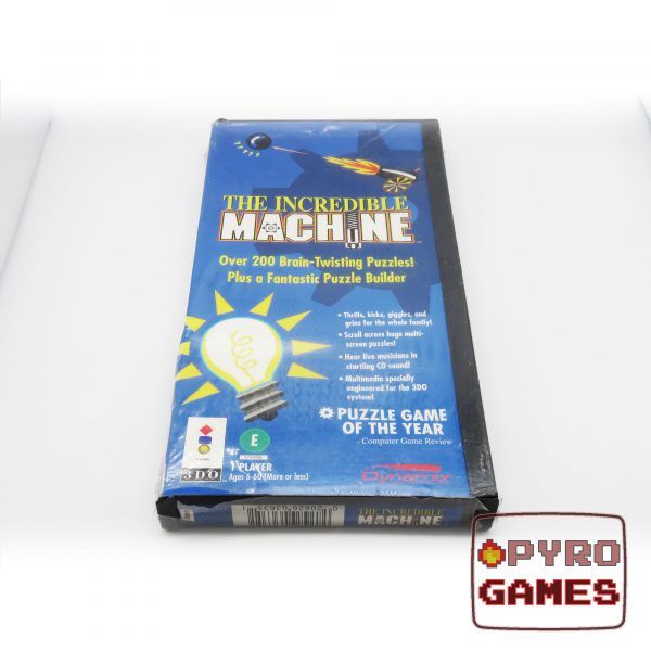 PyroGames8's tweet photo. New in today: A rare sealed long box copy of "The Incredible Machine" for the 3DO. The box itelf isn't perfect but for the amazing price of £19.95 it's a steal for any 3DO collector!

https://t.co/5ebqLPaOFC

#retrogameconsole #gameconsoles #retrogamesshop #retrogamelovers #3do https://t.co/fEOzCqEwu9