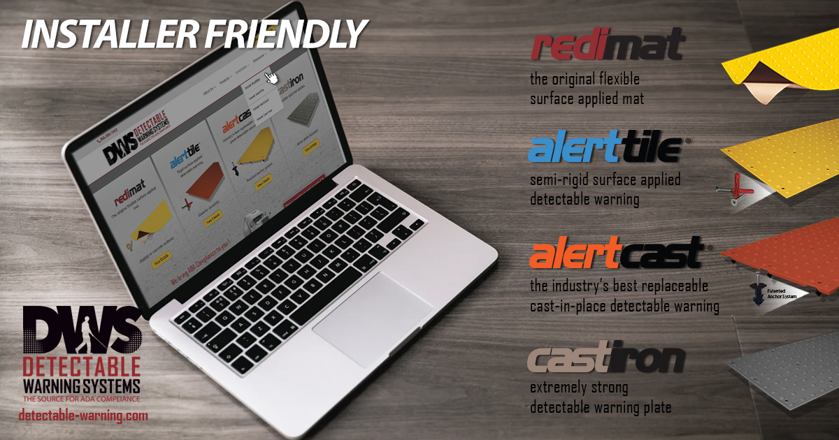 detectable_warn's tweet image. Visit our website to see step-by-step instructions on how to install our #CastInPlace and #SurfaceApplied detectable warnings for #ADA compliance: hubs.ly/H0NszC30 #concrete #construction #asphalt