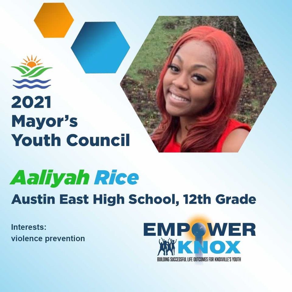 Empower_Knox's tweet photo. Time to give a shout out to Aaliyah and Shermija, the final members of the Mayor's Youth Council we're introducing on social. We're so excited to convene the Youth Council this summer! Visit https://t.co/lNRvgWgfwN for more information. https://t.co/cAAc3XBuG0