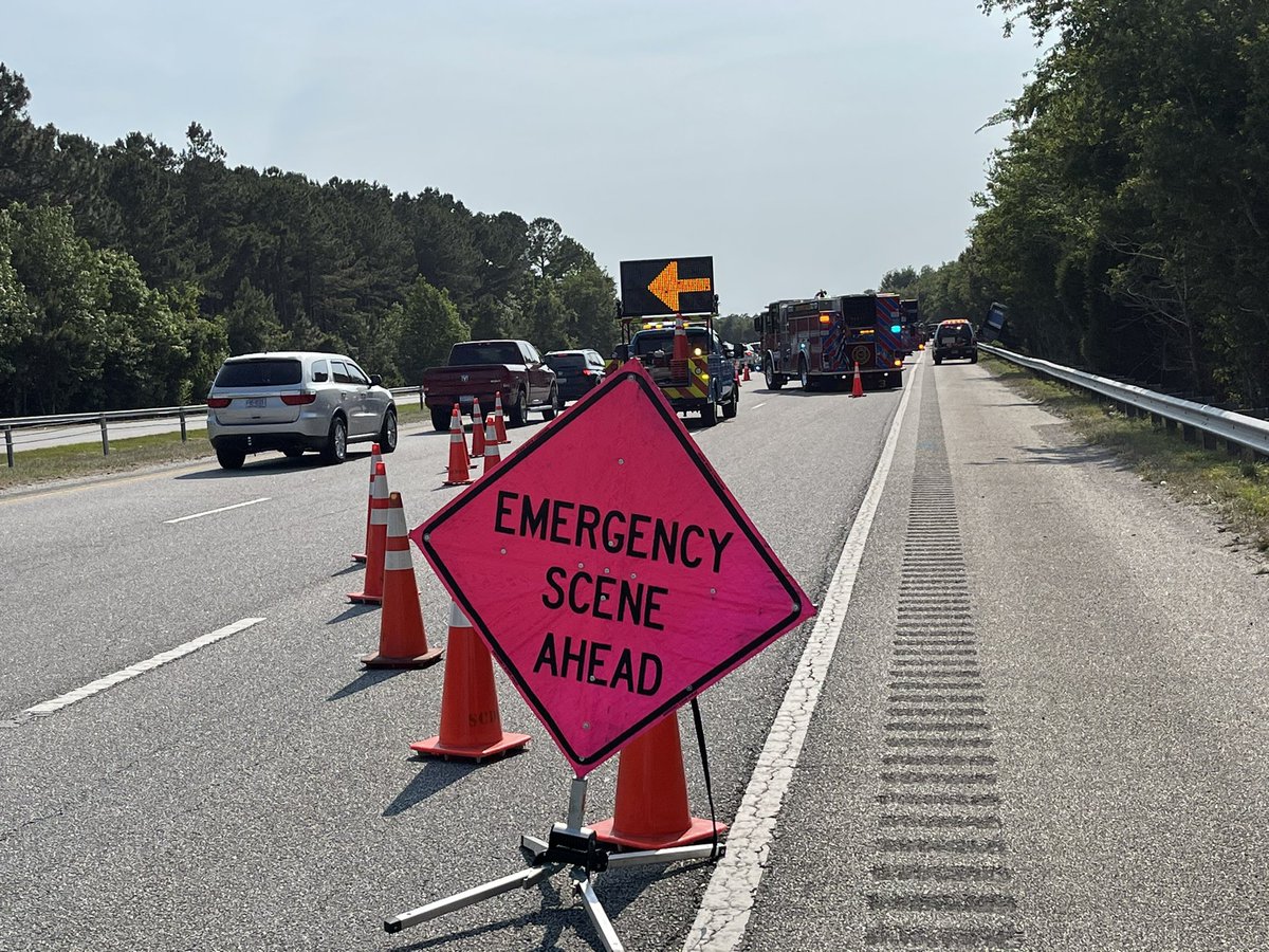2 Lanes of Hwy 31 Southbound are closed in area of Milemarker 5 as crews work a MVA involving a Tractor Trailer into the woods. Expect delays along this route. 

Truck 1, Squad 3, Engine 1, Battalion 1, Car 2 operating on scene.