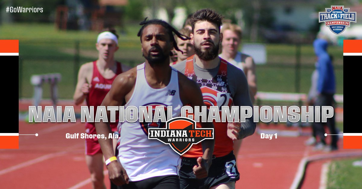 INTechWarriors's tweet photo. It's Nationals Time!! @INTechTF starts day 1 of the NAIA Outdoor National Championships in Gulf Shores, Alabama today! Keep up with the action live with the links below! #GoWarriors #TechYeah 
📽️https://t.co/BIkFB2ZEBr
📈https://t.co/lX00B2W3YZ https://t.co/uJAscq6Mdj