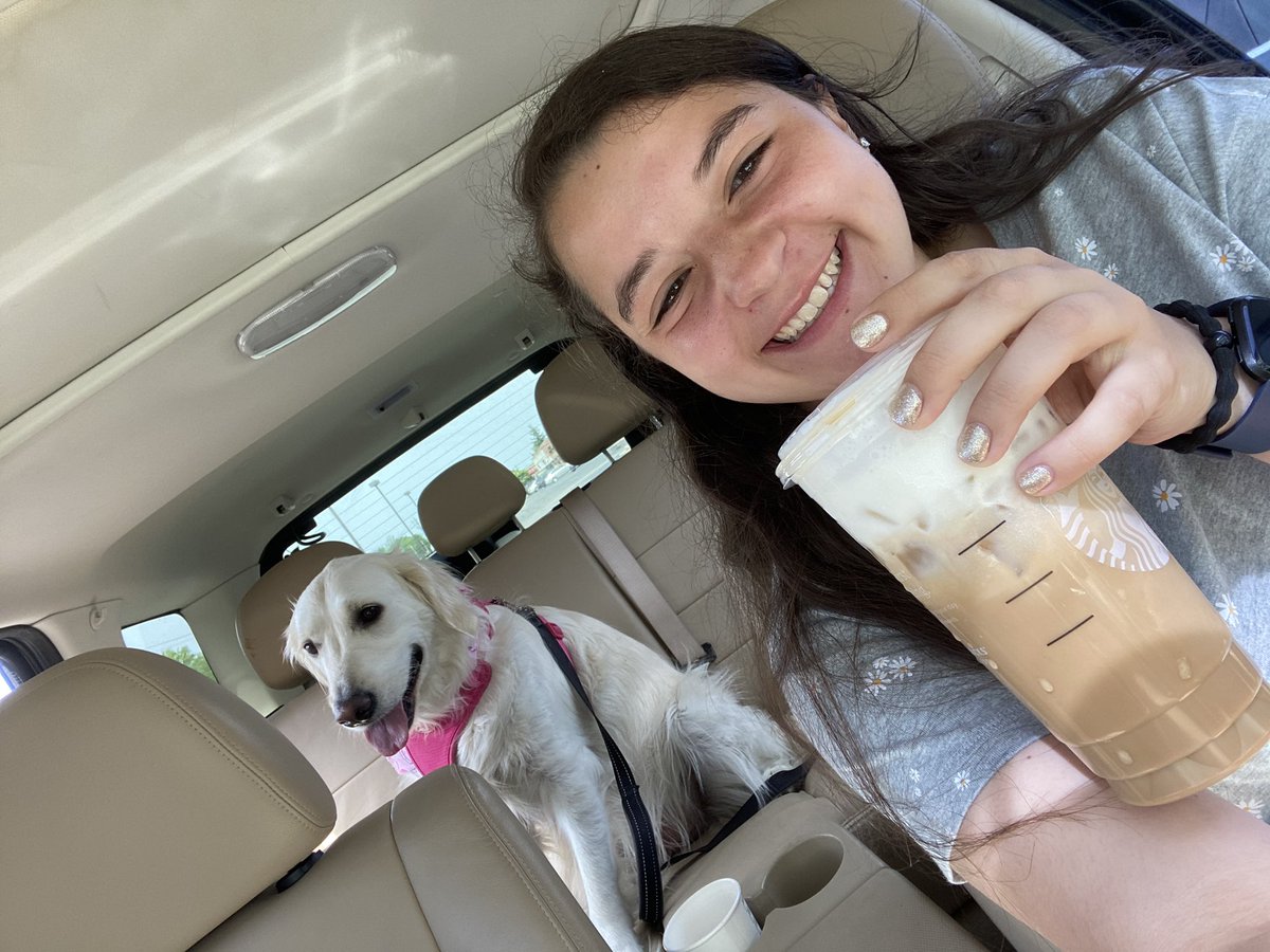 rostapasta's tweet photo. Julie took Irish to get a pup cup this morning. Just wanted to share a little before and after: https://t.co/Xx9zNIDXk2