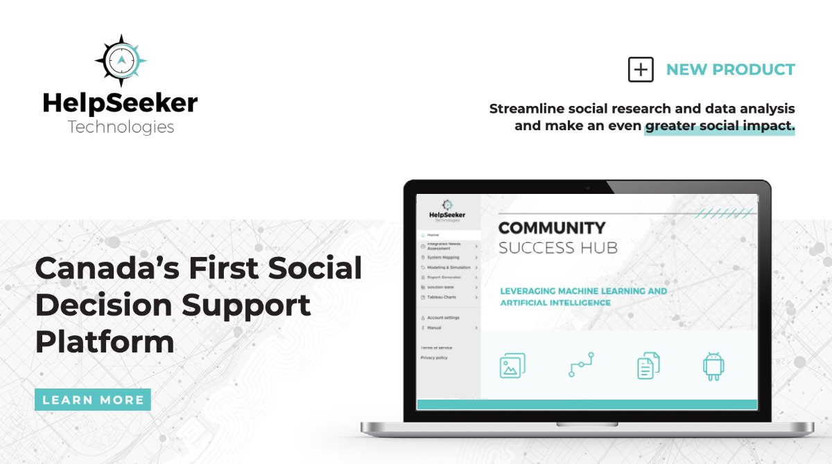 AlinaITurner's tweet photo. 📢Do not miss tomorrow's launch of @HelpSeekerOrg's latest innovation, Community Success Hub: 🇨🇦's 1st digital decision support platform for the social sector!
We will reveal all the details at our live event at 9 a.m. (MDT/Alberta).  Save your spot here: https://t.co/0RXt94EhMx https://t.co/L3usHABMfg