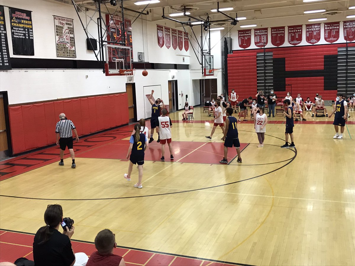 sullivanamym's tweet photo. What a fun afternoon for unified basketball @SpencerportCSD @HiltonCSD https://t.co/0zmCzYTRKx