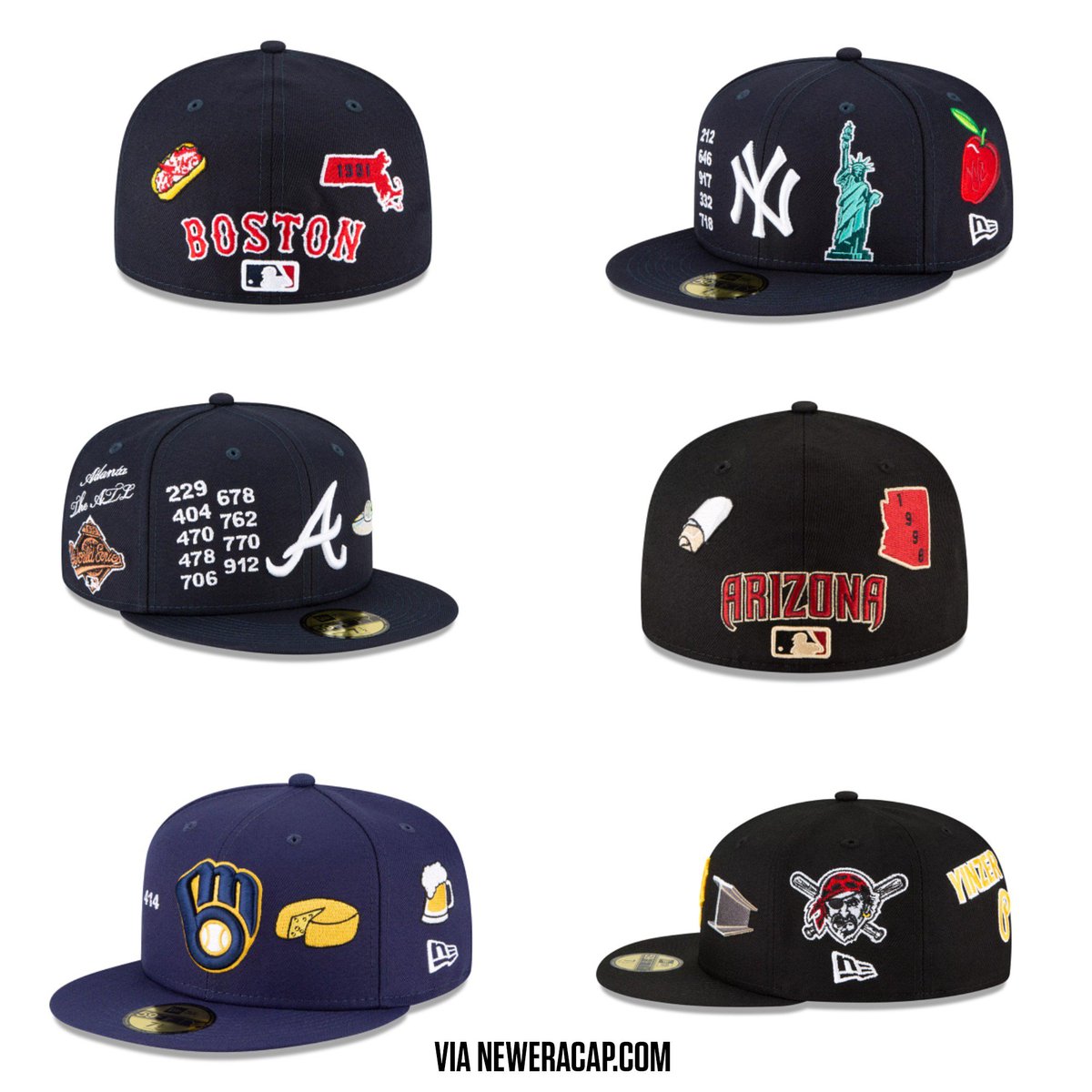 FOX Sports: MLB on X: New Era has released new Local Market caps for all  30 MLB teams. Here are a few examples. Thoughts?  /  X