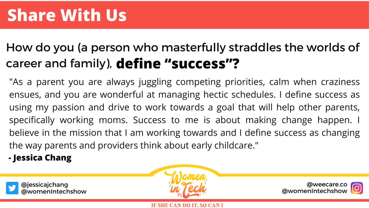 WomenInTechShow's tweet image. What’s your answer for this question?

 #womenintech #womenintechshow #techladies #womenempoweringwomen @jessicajchang