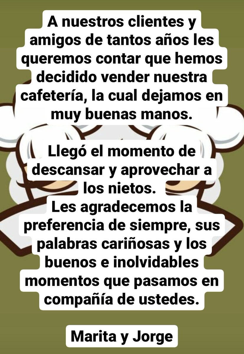 SaboresyTentaci's tweet photo. ❤❤❤❤
Gracias por tanto!!!!!

Marita y Jorge https://t.co/rhvee4Vx5M
