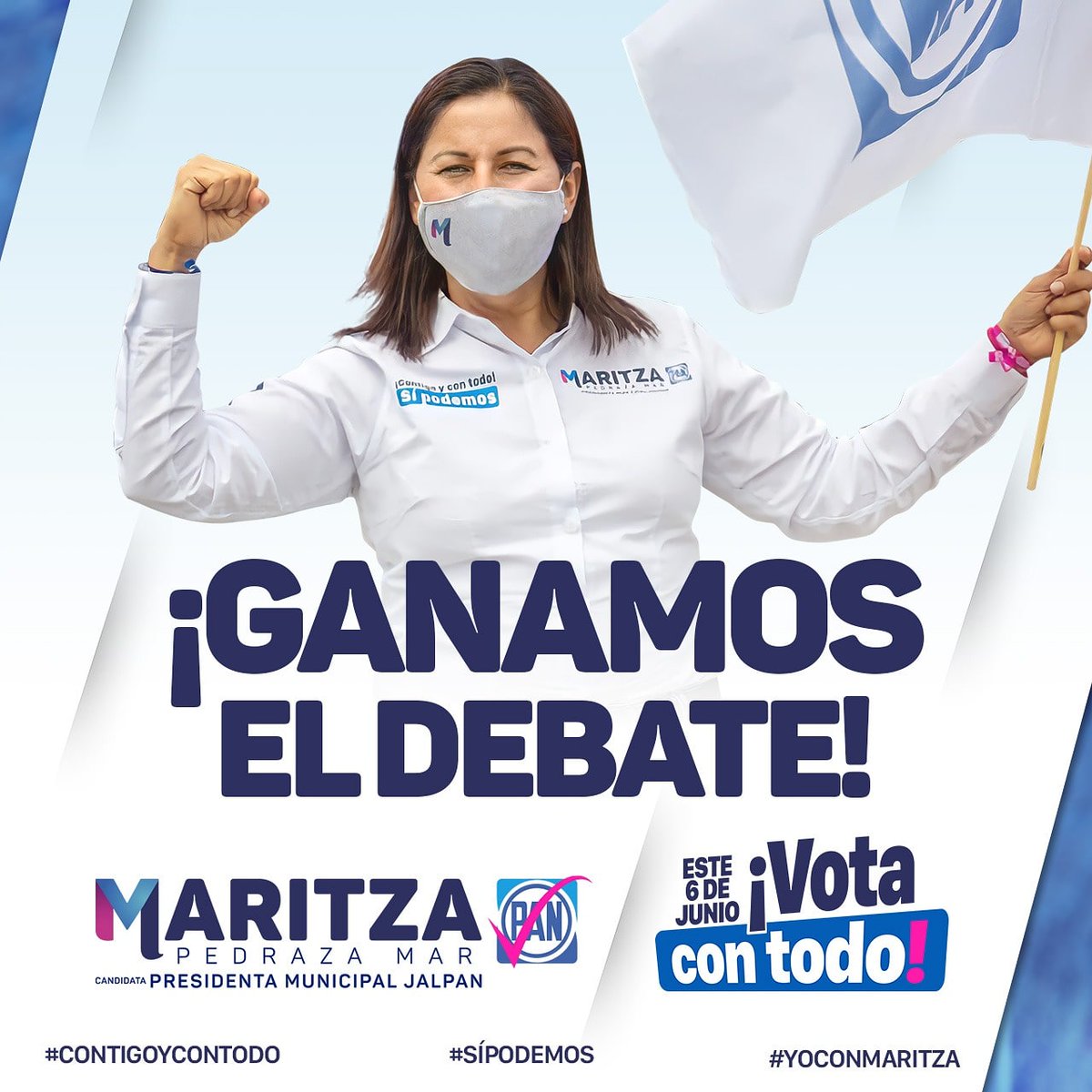 MaritzaPM77's tweet photo. Las mejores propuestas se han presentado.
Sin duda, así como hoy ganamos este encuentro democrático, ganaremos también las elecciones.
#Este6deJunioVotaConTodo
#ContigoYConTodo
#SíPodemos https://t.co/pMpoXlXfDQ