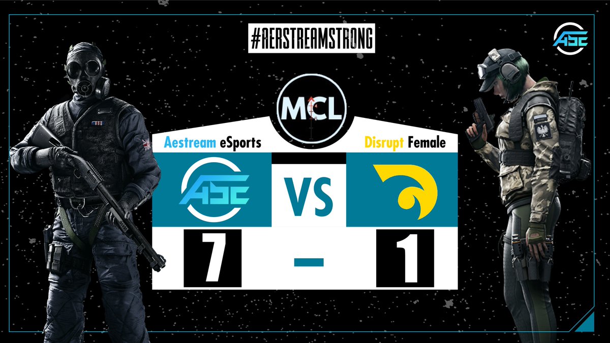 AerstreamGG's tweet photo. We are a little late but we take the win over @DisruptGaming Female 7-1! 
GGWP
#AerstreamStrong | #ASER6 https://t.co/zpsVfvYeUy