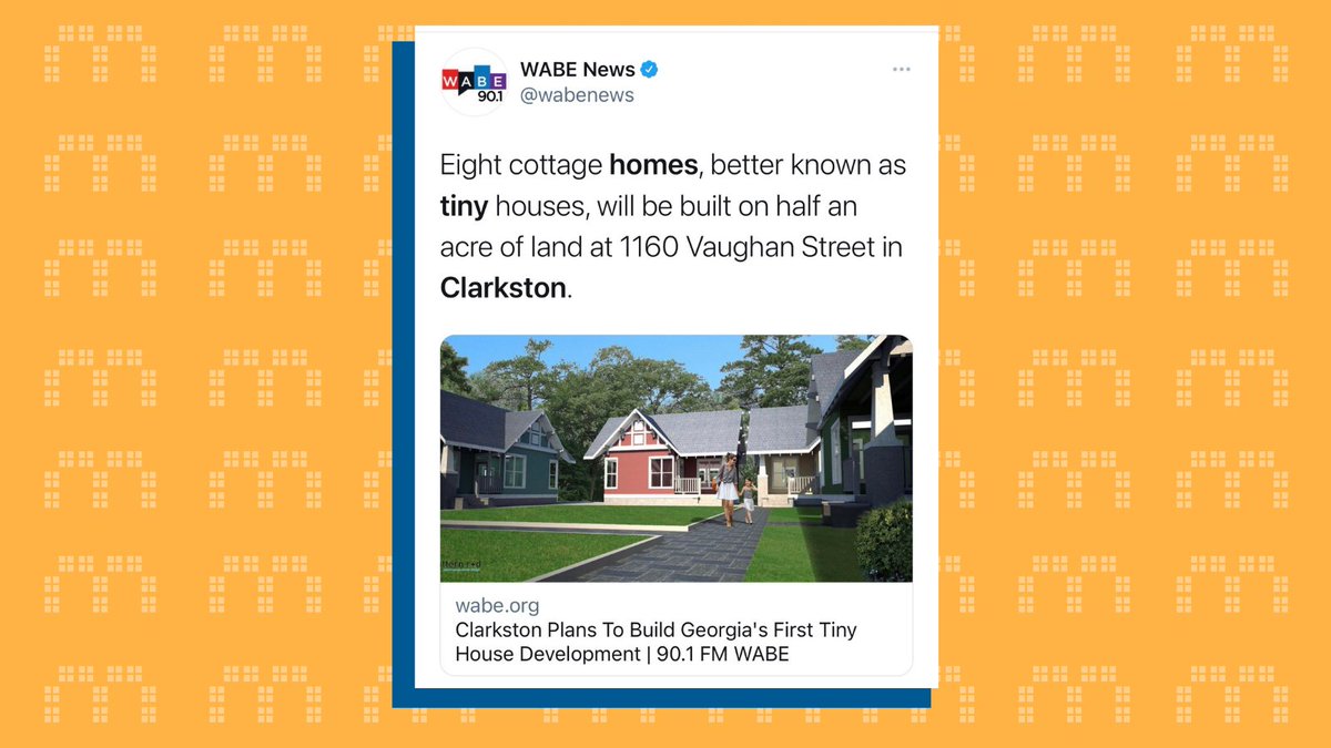 MicroLifeInst's tweet photo. Genuinely in shock that this article from @wabenews is from 2 years ago 😱. We can't wait for you to see what we built! #lessspacemorelife https://t.co/Xrpr3wTDO9