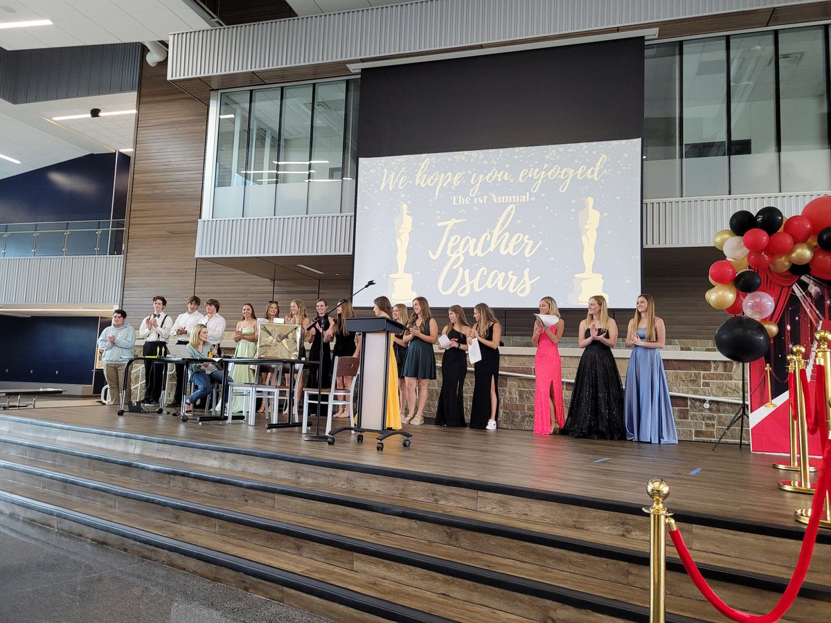 PhilTweaton's tweet photo. @lakecreek_stuco hosted the 1st Annual End of Year Teacher Oscars. So much fun! @RiceLCHS , thank you! #bestyear3 #lakecreeklions @MISDNews @LakeCreekAdmin https://t.co/bZvk5QZWkE