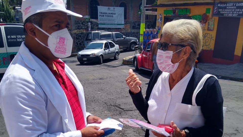 DrMachad1's tweet photo. A través del diálogo generamos comunidad y bienestar, gracias por la atención de los ciudadanos de 1a y 2da ampliación de presidentes. Con tu voto este 6 de junio generaremos más centros de salud para los habitantes de #ÁlvaroObregón. https://t.co/gkjWLna9ac
