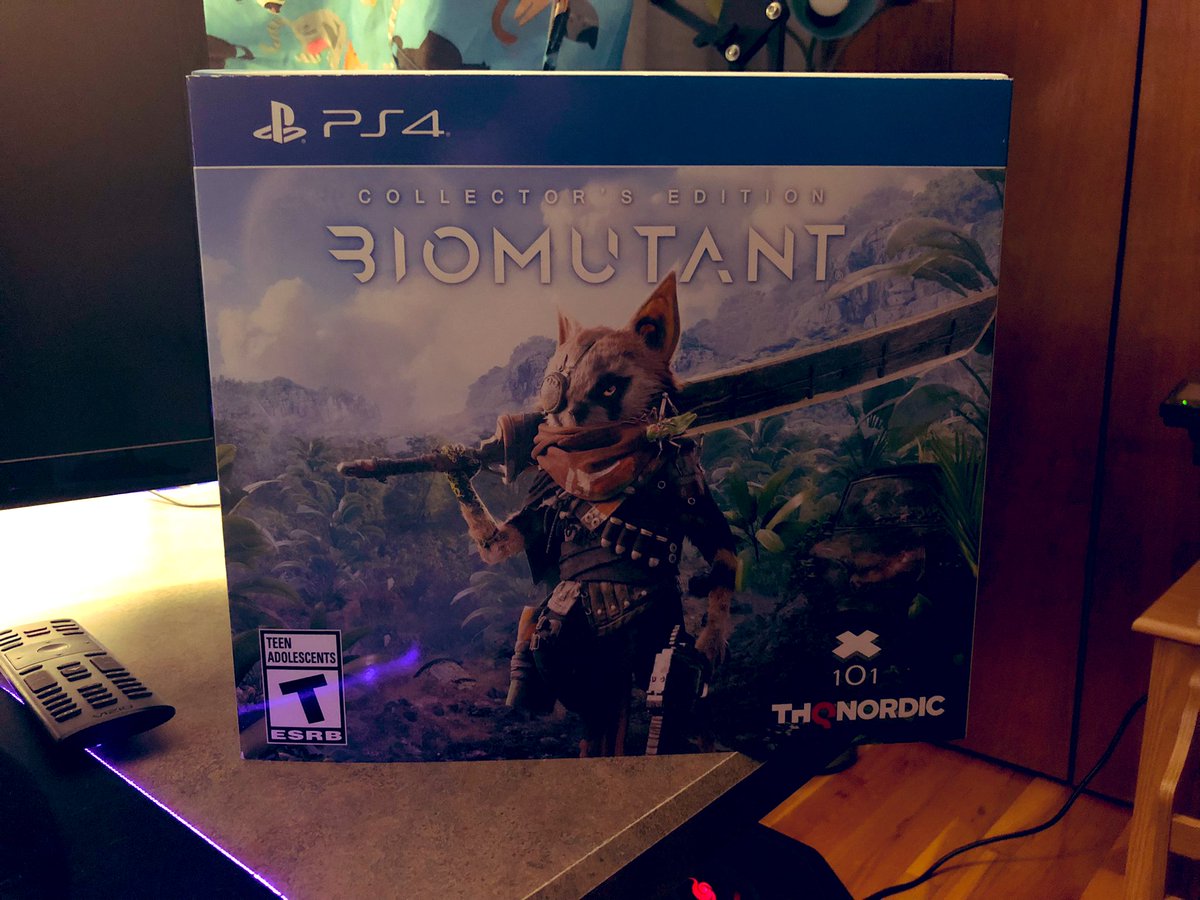ShadowruneG's tweet photo. It finally came after 3 1/2 years!! Doing my first live stream tomorrow 5/26/21 come by and enjoy the experience with me😁 link to channel in bio🤘🏻. @THQNordic @Biomutant @Experiment1O1 @PlayStation https://t.co/31jUxXEooD